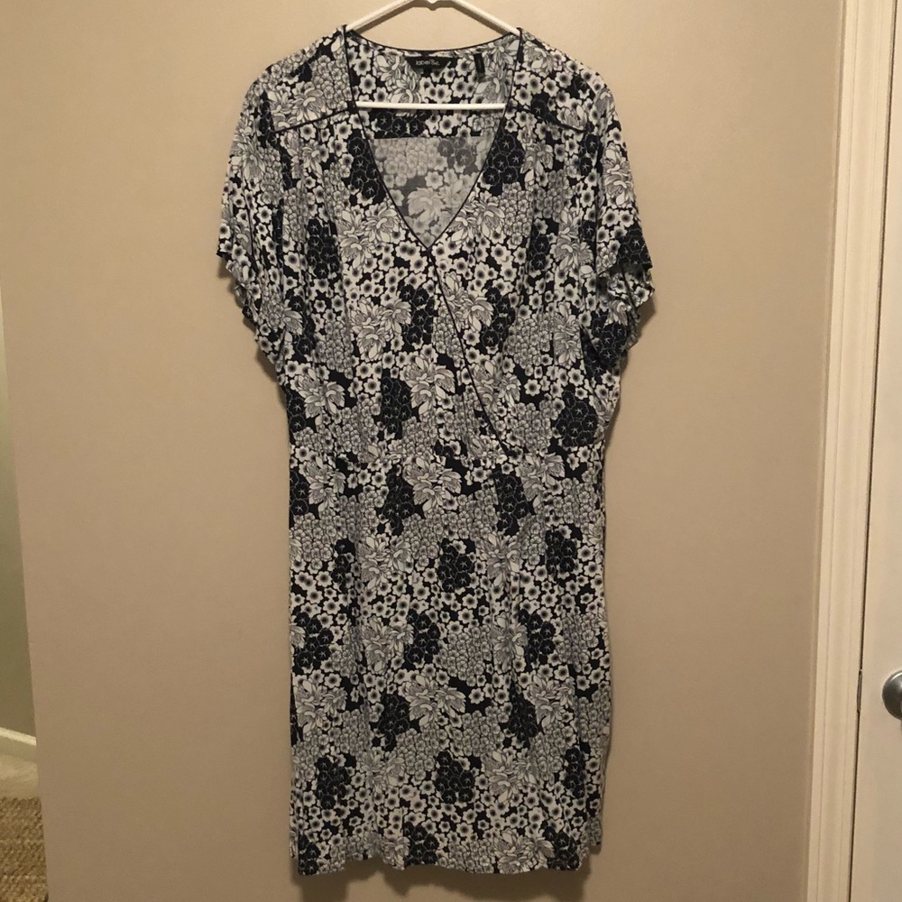 SIMPLY BE Floral Wrap Dress